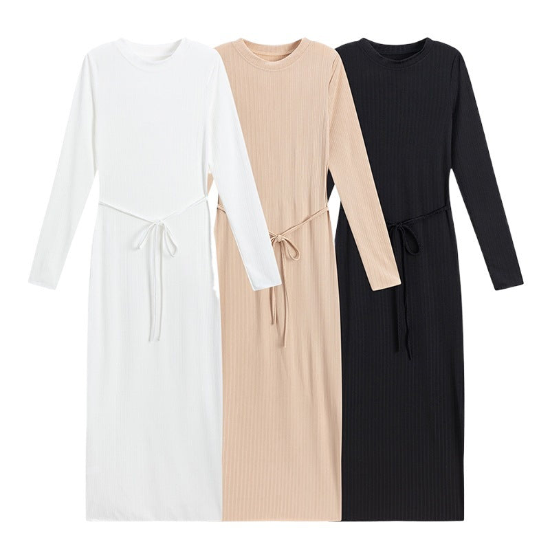 Damen Langarm Kleid Stalluxe