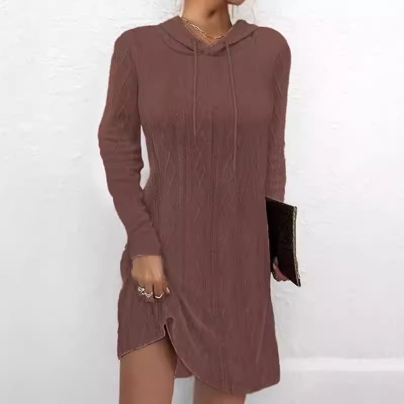 Damen Hoodie-Kleid Stalluxe