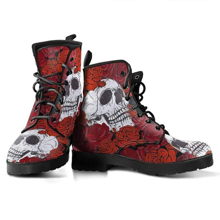 Damen Stiefel mit einzigartigem Totenkopf-Design Stalluxe