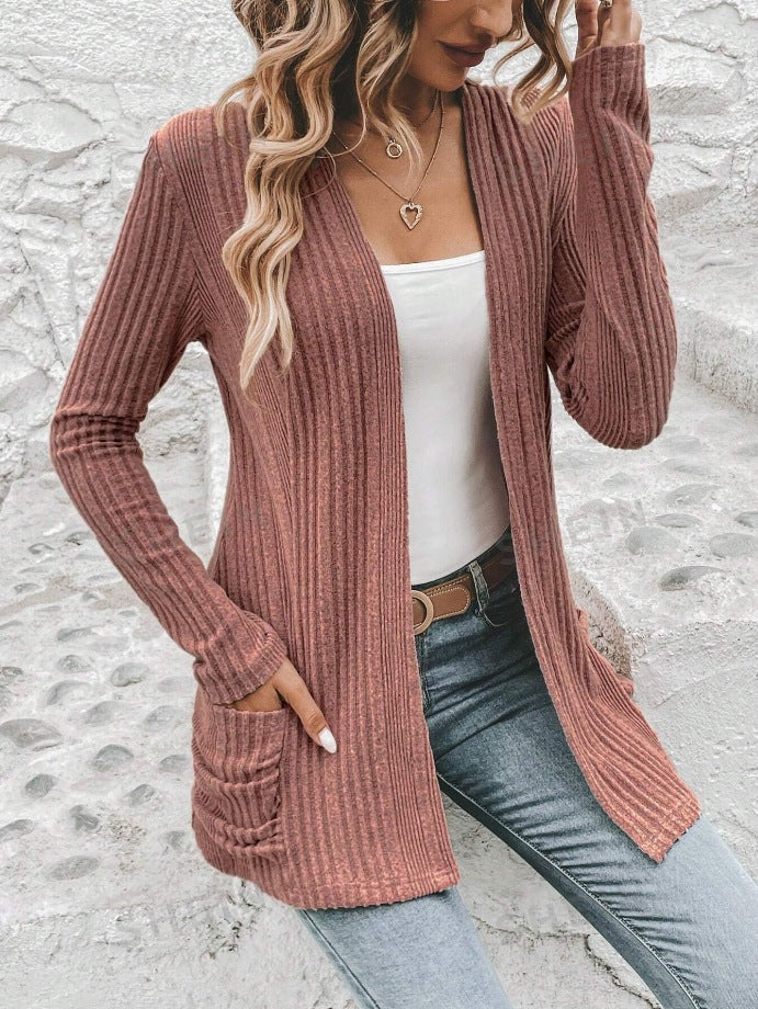 Damen langfristige Strickjacke Stalluxe