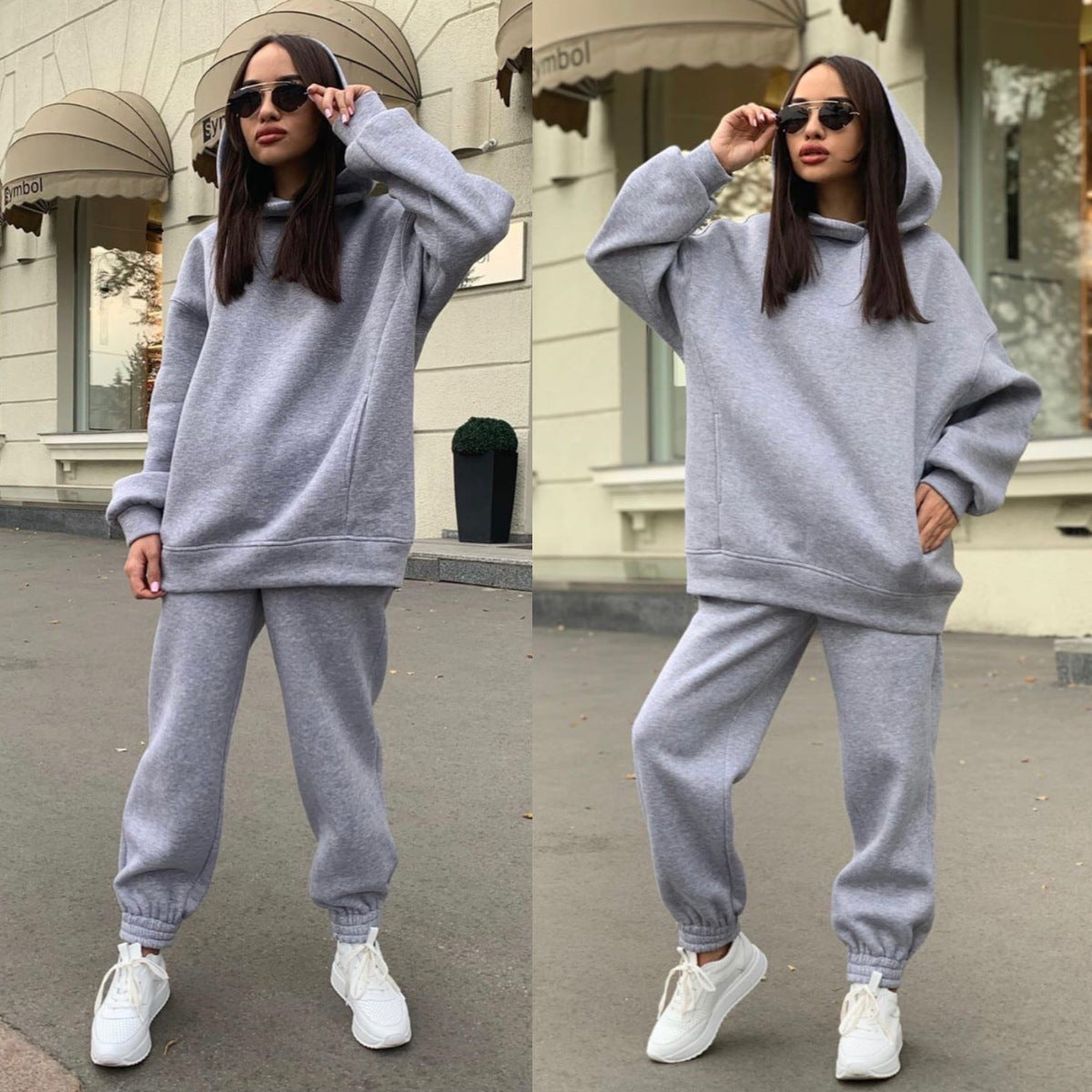 Women's Cozy Hooded Sweatpants Set Stalluxe