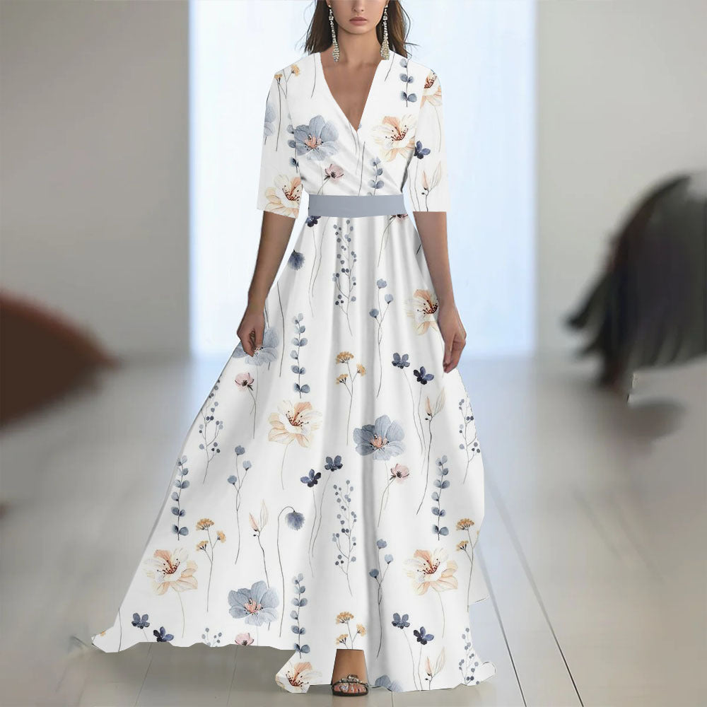 Damen Blumenkleid Stalluxe