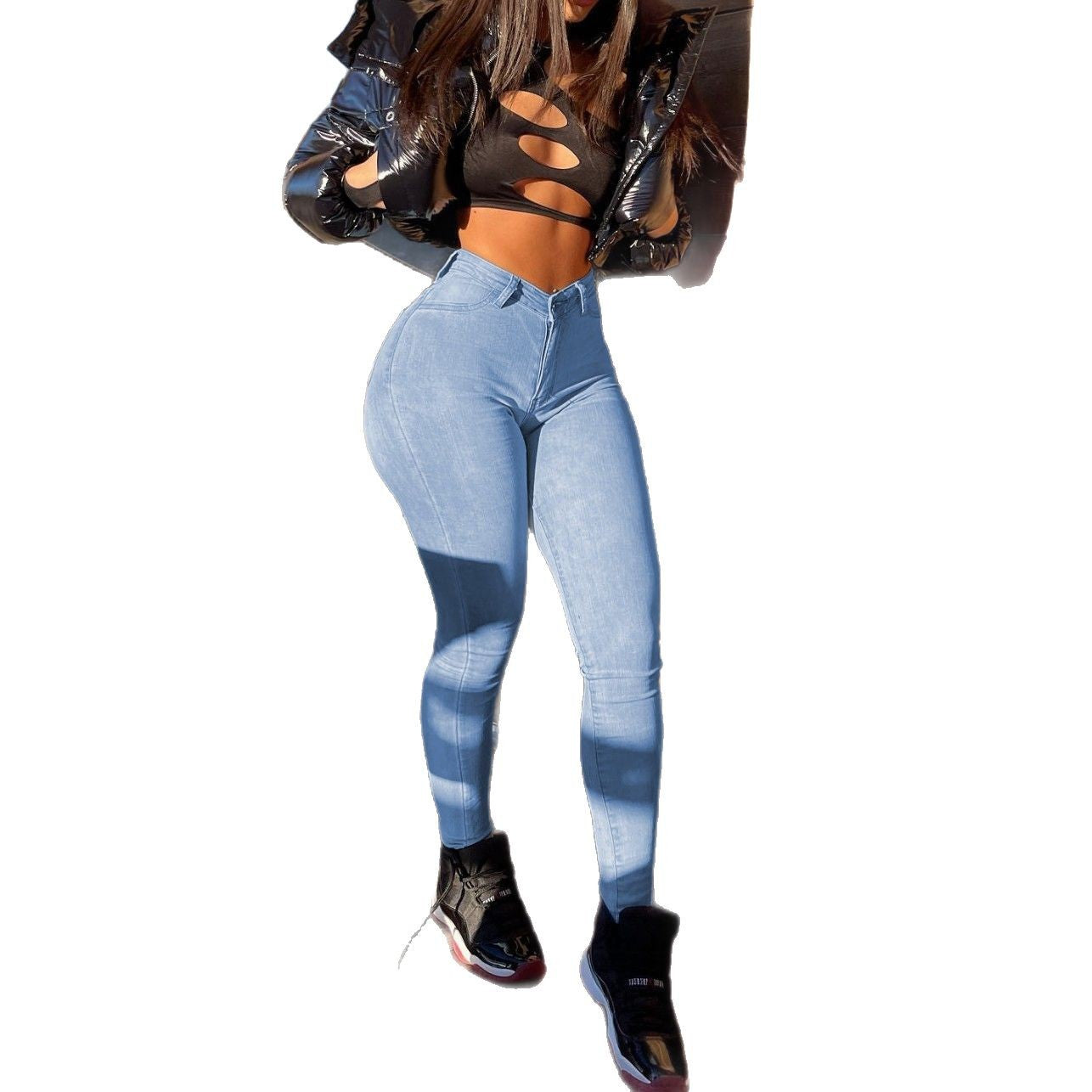 Damen Sportliche Leggings mit innovativer Formgebung Stalluxe