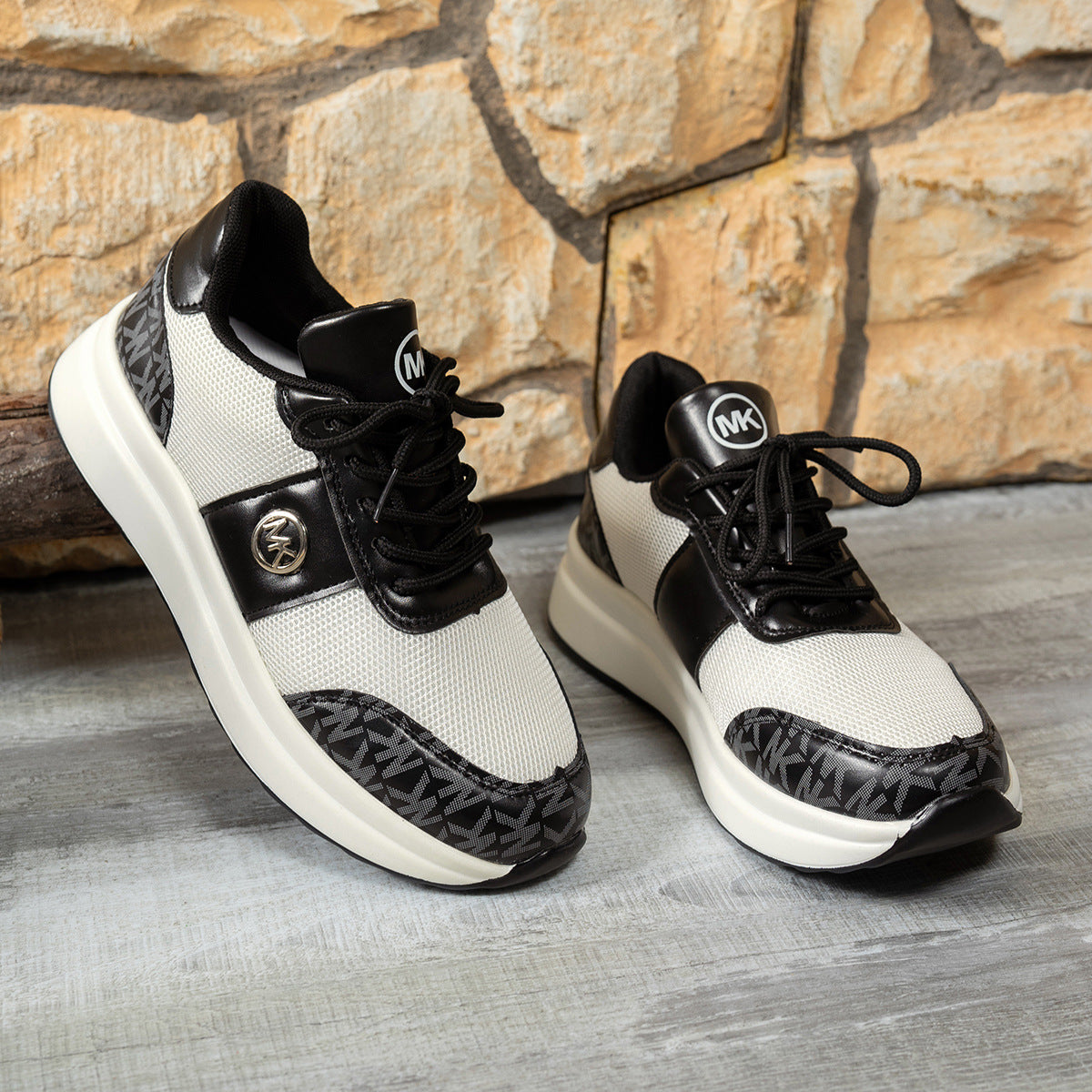 Damen Sportliche Sneakers mit atmungsaktiver Netz-Oberfläche und komfortabler Sohle Stalluxe