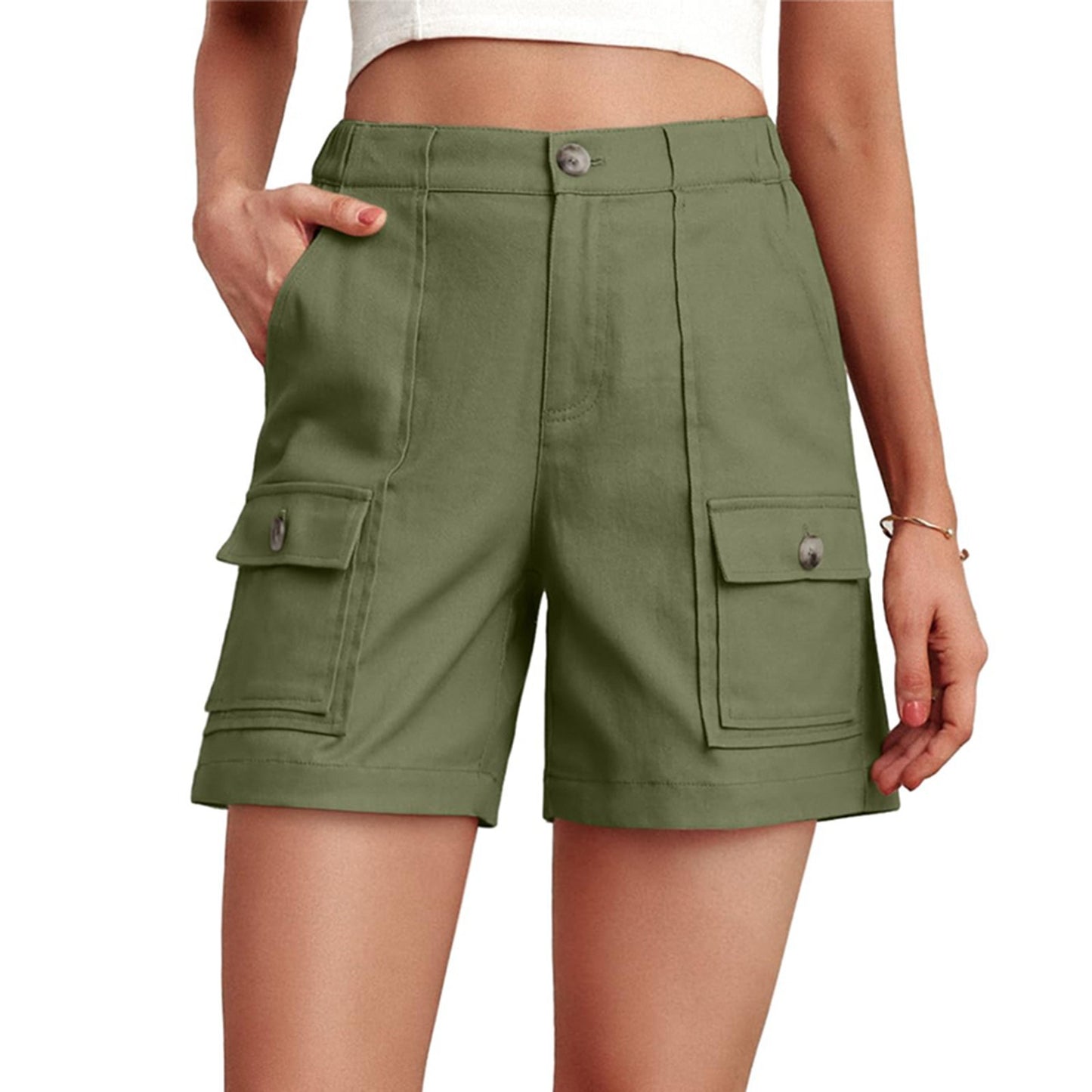 Damen Cargo Shorts Stalluxe