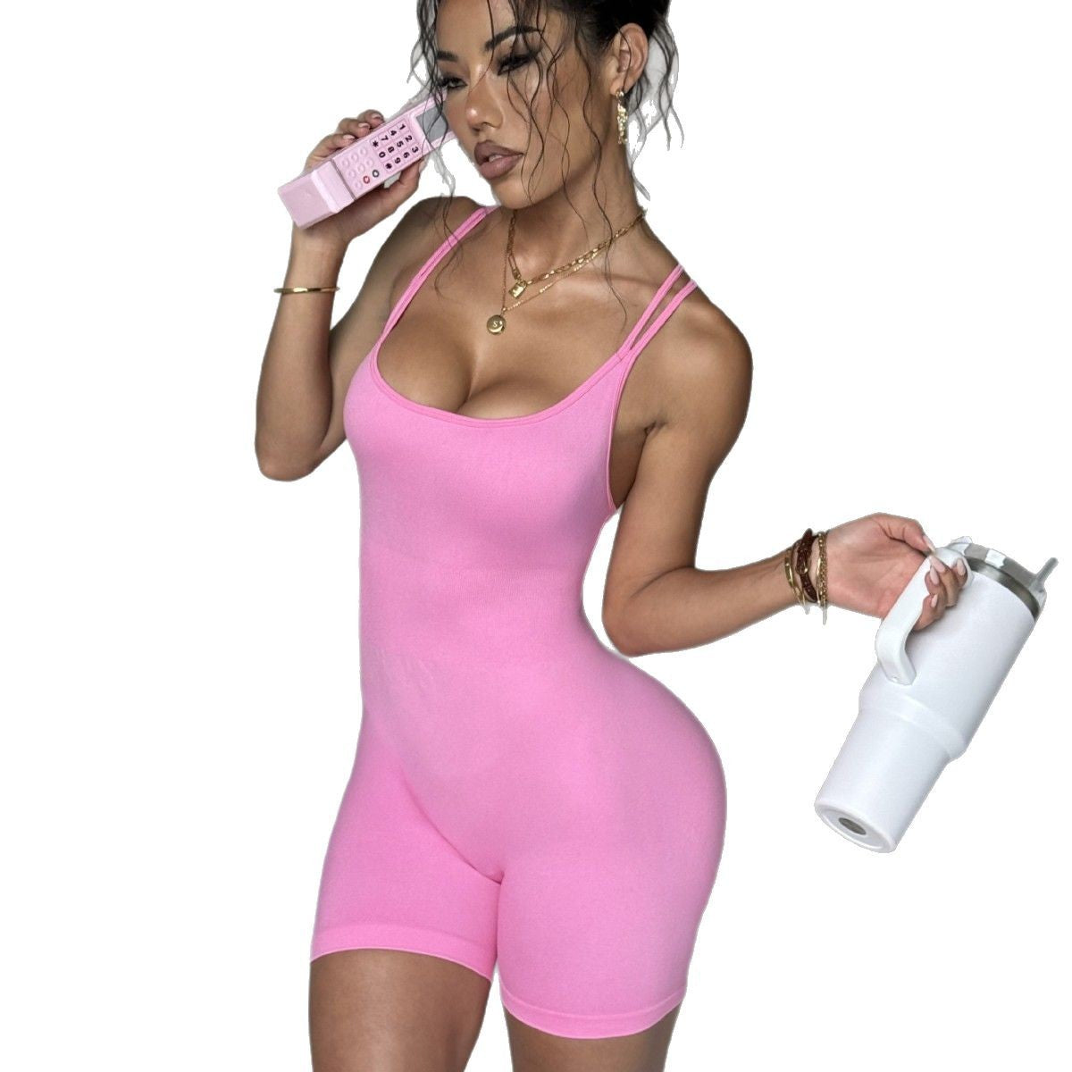 Damen Sportliche Figurbetonte Bodysuit Stalluxe