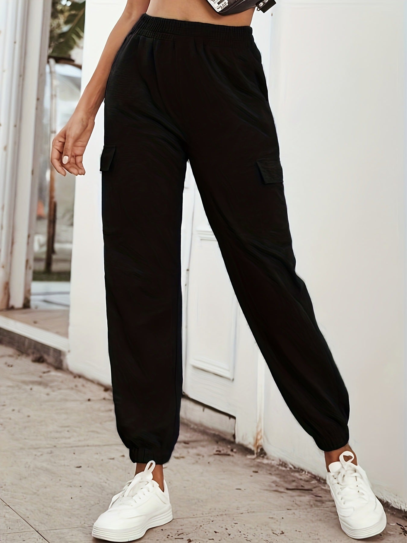 Frauen Cargo Stil Jogginghose Stalluxe