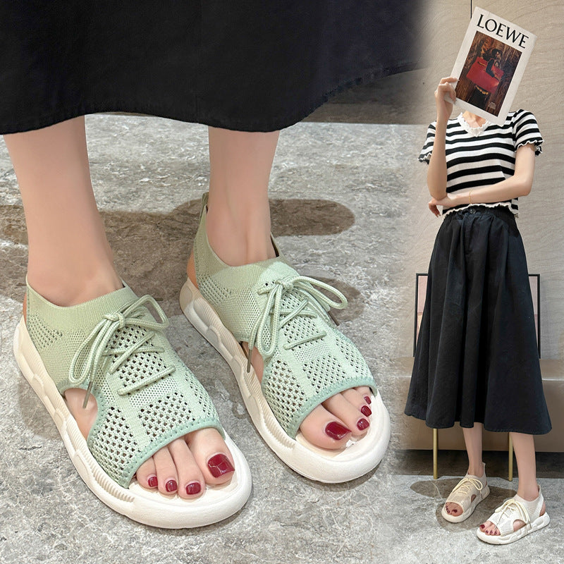Damen Atmungsaktive Freizeitsandalen mit elastischem Obermaterial und rutschfester Sohle Stalluxe
