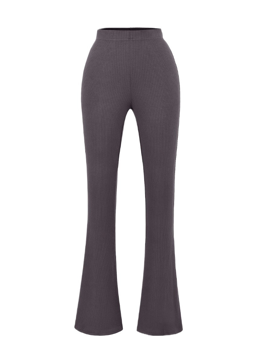 Damen Elegante Flared-Hose aus hochwertigem, elastischem Stretchmaterial mit hohem Bund Stalluxe