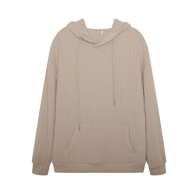 Damen Freizeit Hoodie mit strukturiertem Design und Kängurutasche Stalluxe