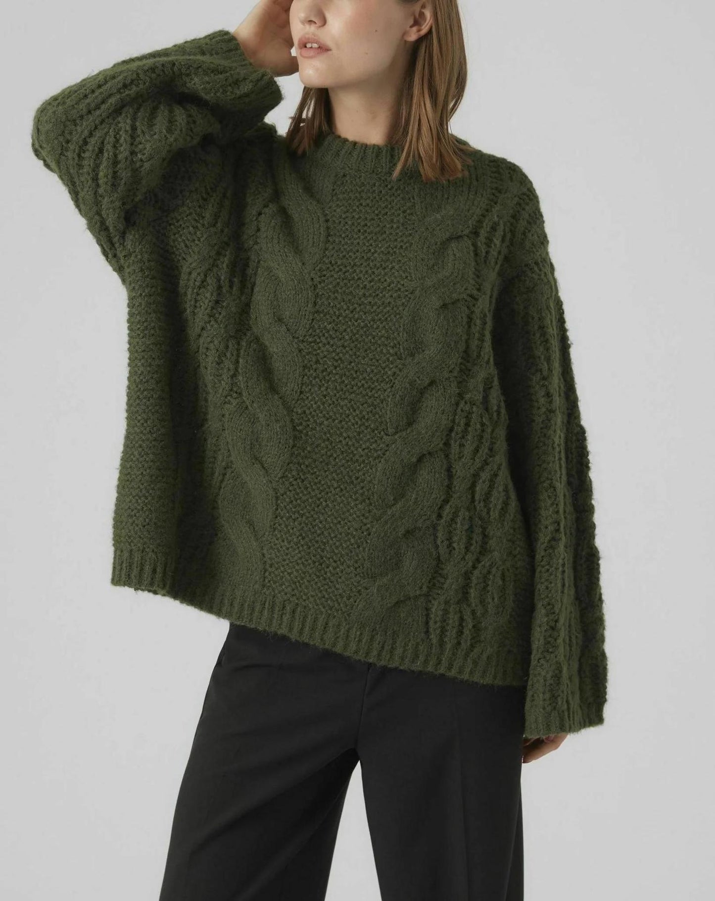 Damen Grobstrickpullover Stalluxe