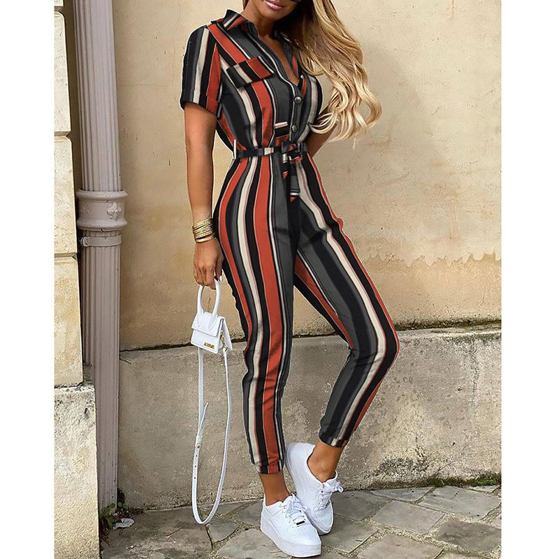 Damen Modischer Jumpsuit mit praktischen Taschen und tailliertem Schnitt Stalluxe