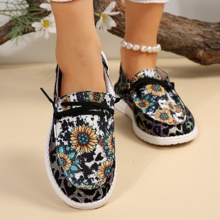 Damen Freizeit-Schuhe mit buntem Druckdesign Stalluxe