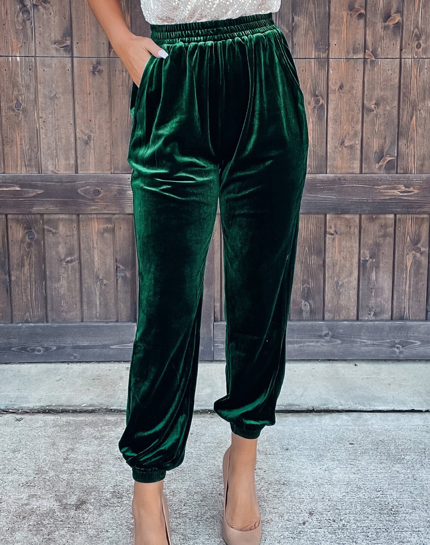Damen samtig weiche Freizeithose Stalluxe