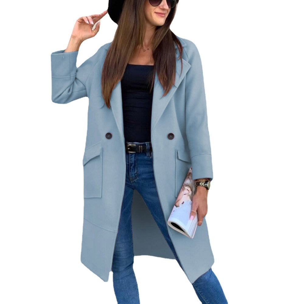 Damen Übergangsjacke mit modischem Schnitt und praktischen Taschen Stalluxe
