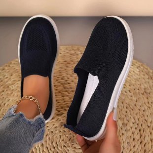 Damen Atmungsaktive Slip-On Sneakers mit flexiblem Fußbett Stalluxe