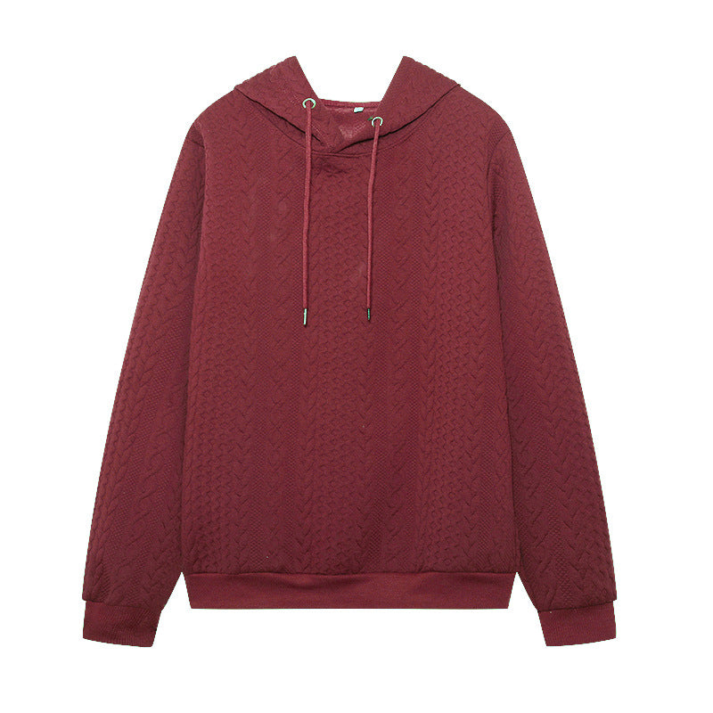 Damen Bequemer Kapuzenpulli mit strukturiertem Design Stalluxe