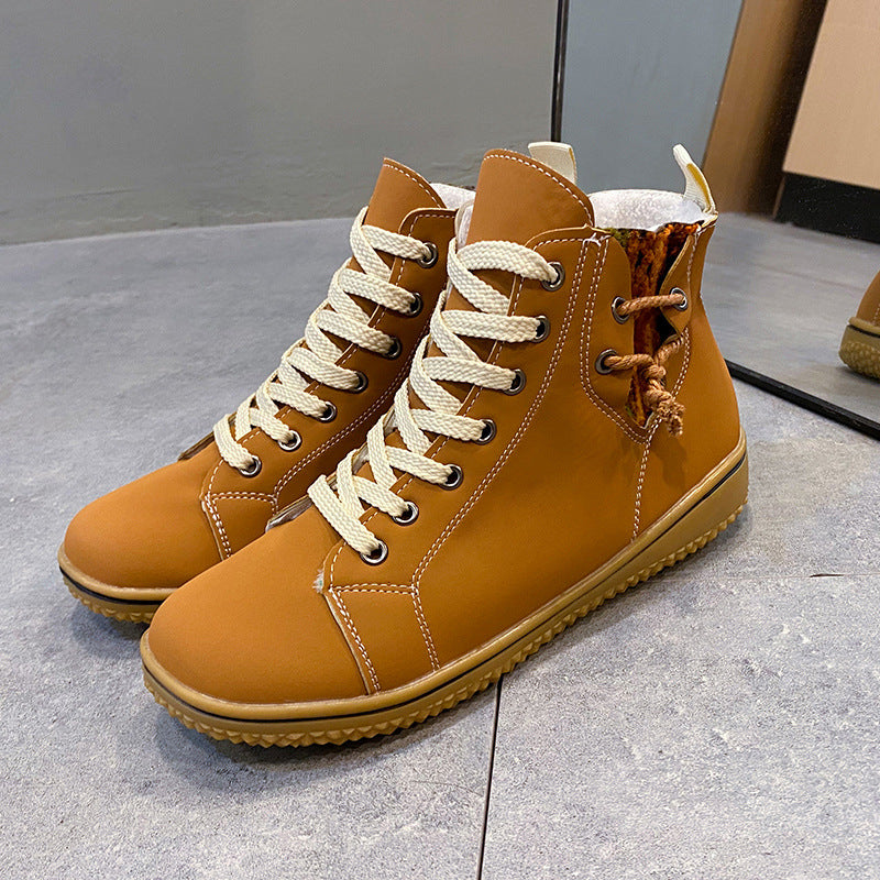 Damen modische Schnür-Stiefeletten mit dekorativem Design und hohem Tragekomfort Stalluxe