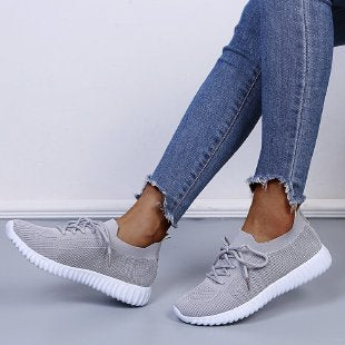 Damen Atmungsaktive Sneakers mit elastischem Obermaterial Stalluxe