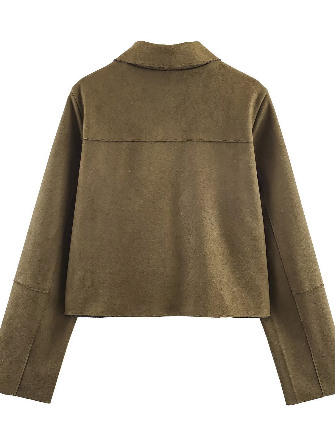 Damen modische Kurzjacke mit praktischen Taschen und dezentem Kragen Stalluxe