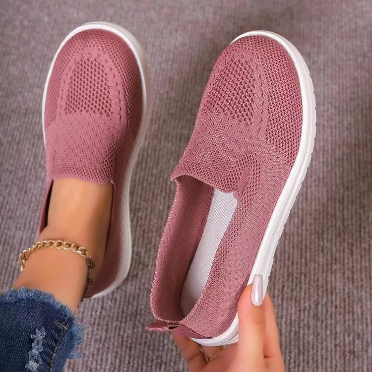 Damen Atmungsaktive Slip-On Sneakers mit flexiblem Fußbett Stalluxe
