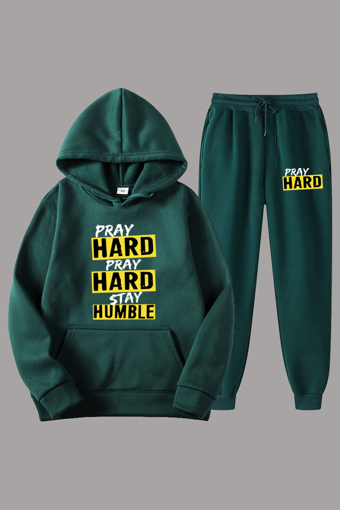 Damen lässiges Hoodie und Jogginghose Set mit kreativem Grafikdesign Stalluxe