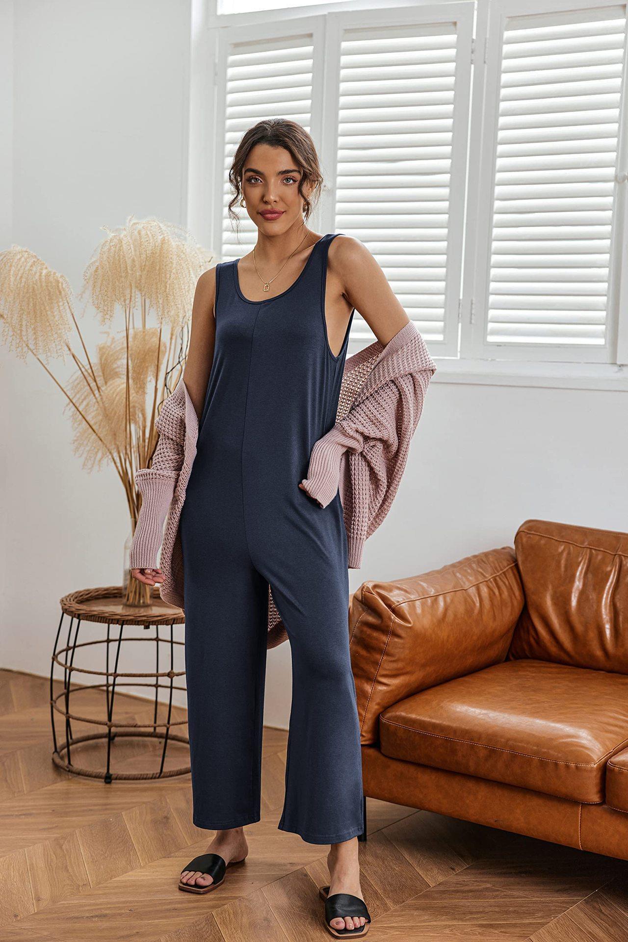 Damen Overall mit weit geschnittenem Bein Stalluxe