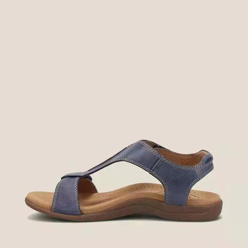 Damen Komfortable Riemchen-Sandalen mit elastischen Einsätzen Stalluxe