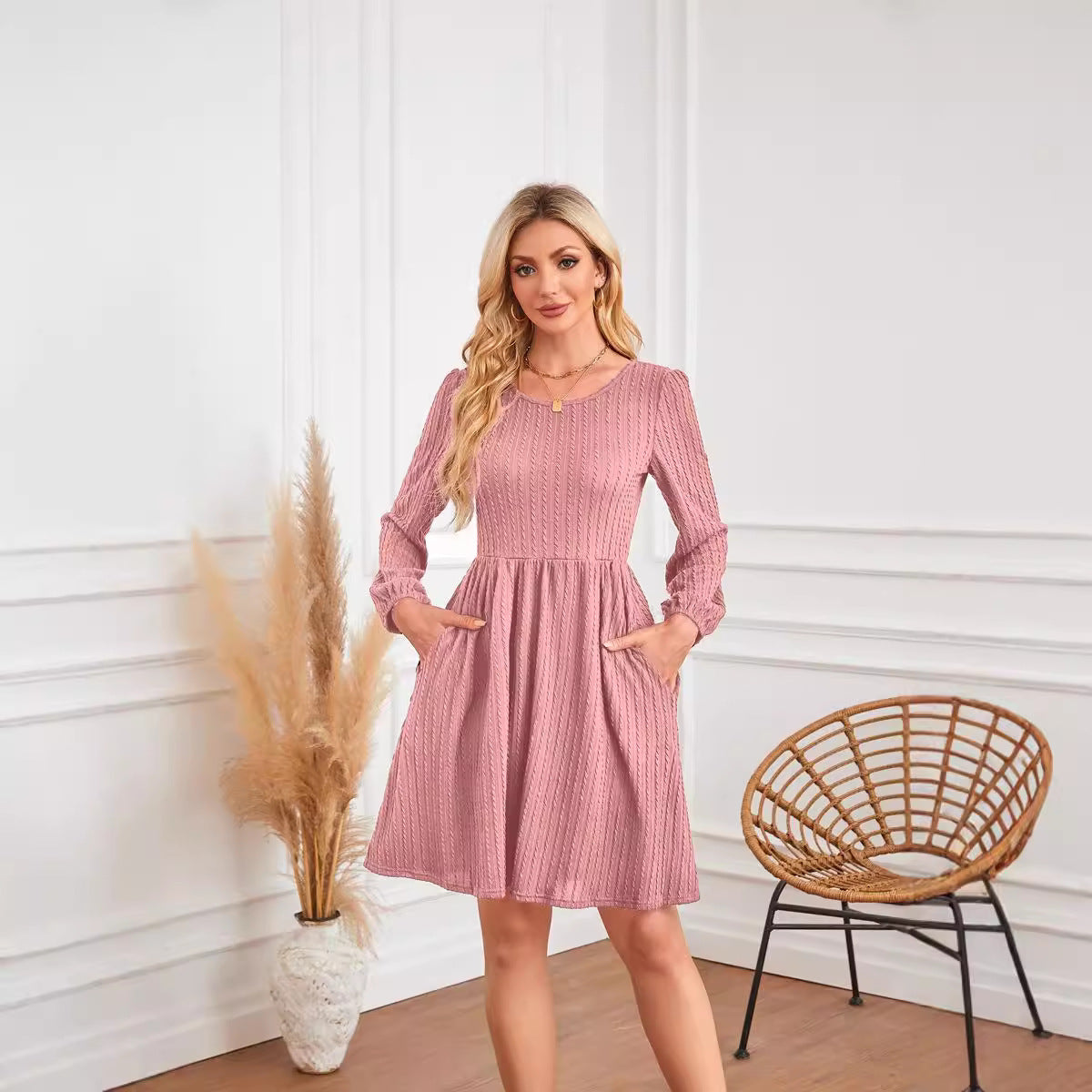 Damen Strickkleid Stalluxe