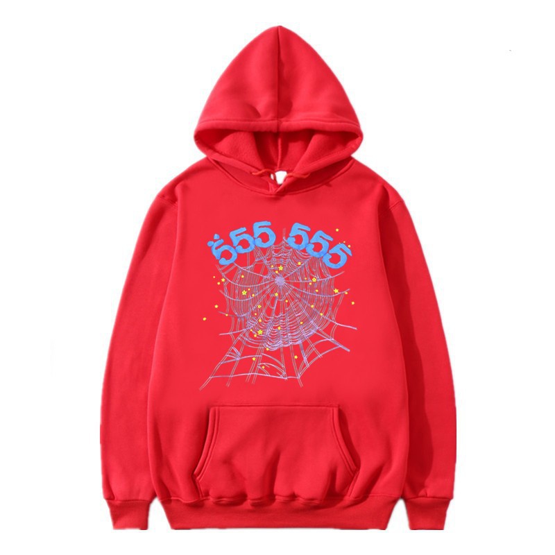 Damen Hoodie mit kreativem Spinnennetz-Motiv Stalluxe