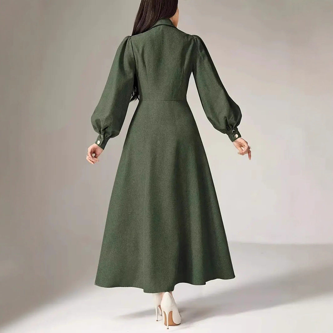 Damen Maxikleid mit Taillenschnitt Stalluxe