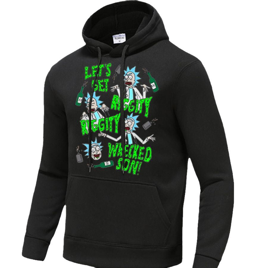 Herren Hoodie mit originellem Grafikdesign Stalluxe