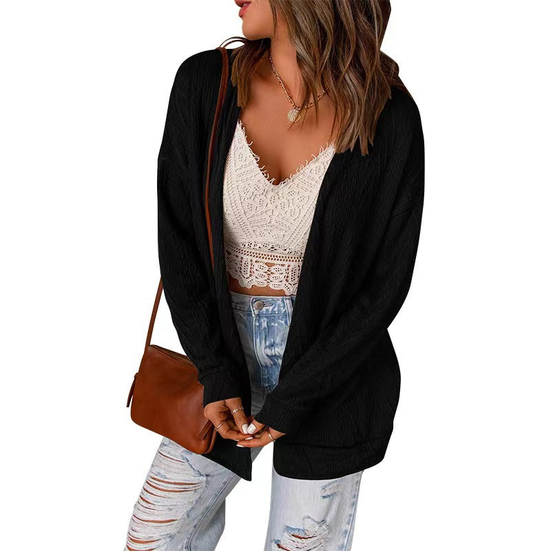 Damen lässige Long Cardigan Stalluxe