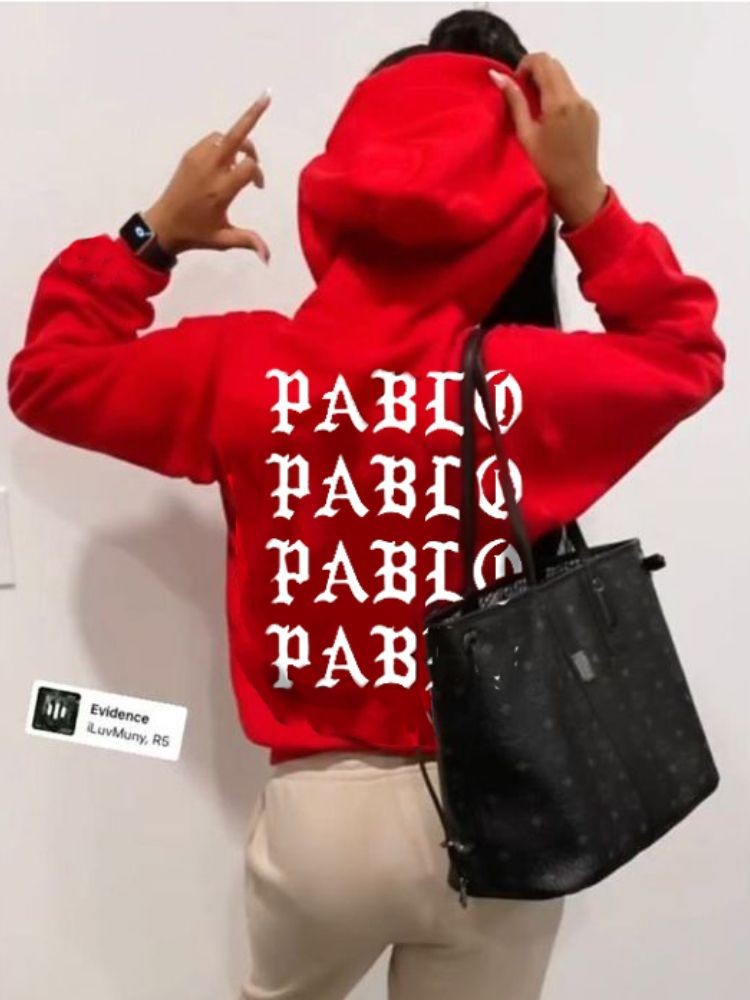 Damen Kapuzenpullover mit grafischem Statement Stalluxe