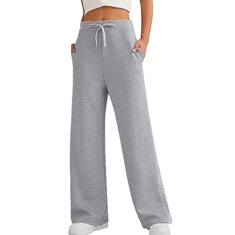 Damen Bequeme Lounge-Hose mit weitem Schnitt und praktischen Taschen Stalluxe