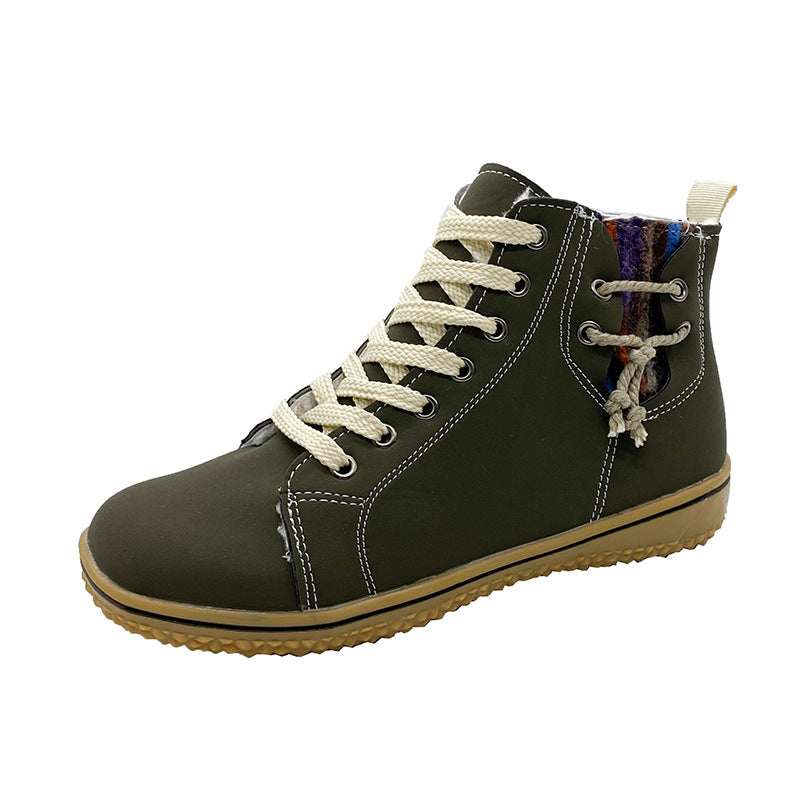 Damen modische Schnür-Stiefeletten mit dekorativem Design und hohem Tragekomfort Stalluxe