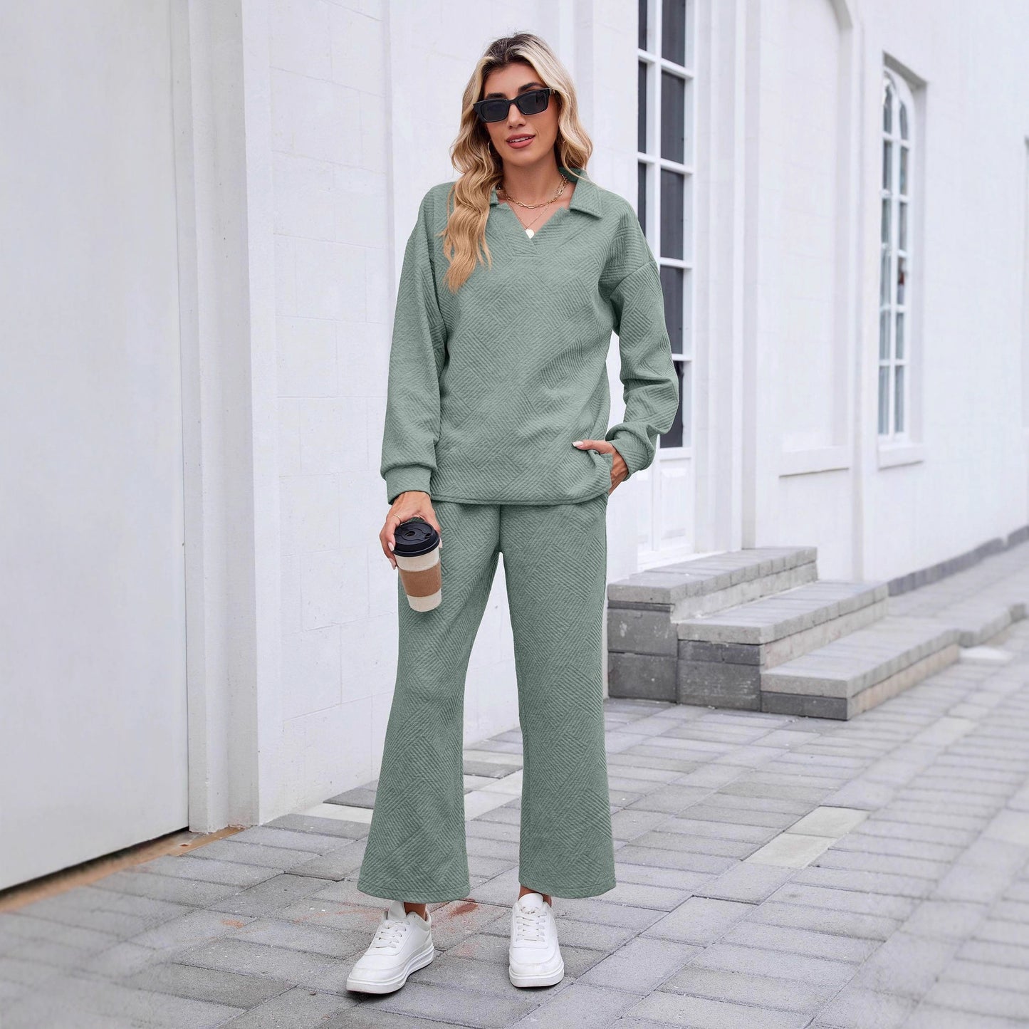 Damen lässige Oversize Kombination Stalluxe