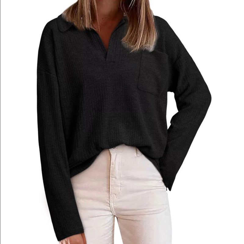 Damen Pullover mit strukturierter Oberfläche und lässigem Schnitt Stalluxe