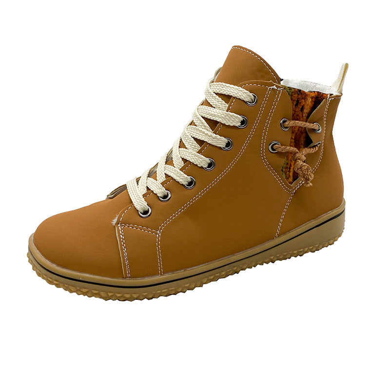 Damen modische Schnür-Stiefeletten mit dekorativem Design und hohem Tragekomfort Stalluxe