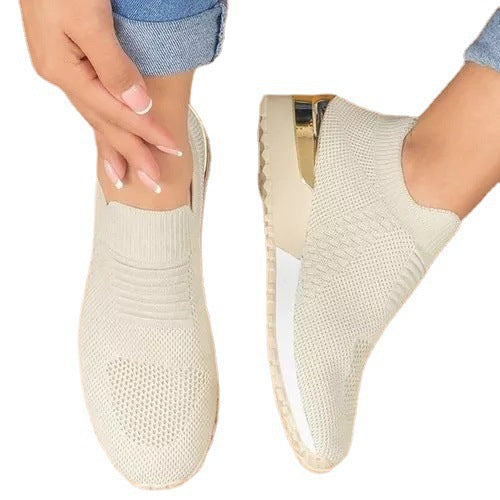 Damen Atmungsaktive Slip-On Freizeitschuhe mit modischem Design Stalluxe