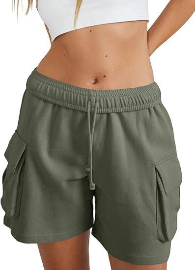Damen lässige Freizeithose mit komfortablem Gummibund und praktischen Seitentaschen Stalluxe