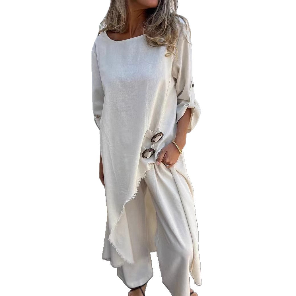 Women's Relaxed Fit Midi Dress Stalluxe