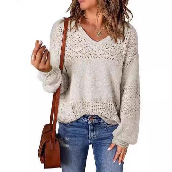 Damen luftiger Strickpullover Stalluxe