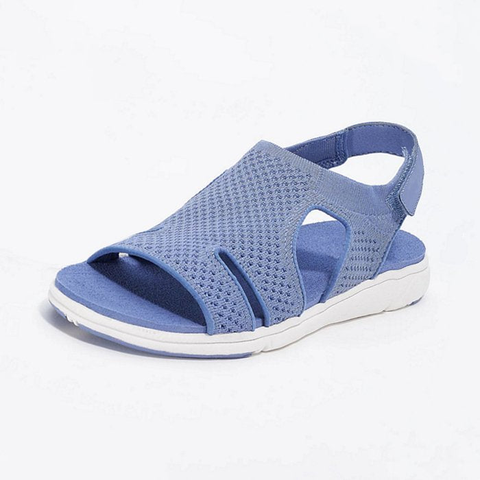 Damen bequeme Freizeitsandalen mit atmungsaktivem Obermaterial Stalluxe