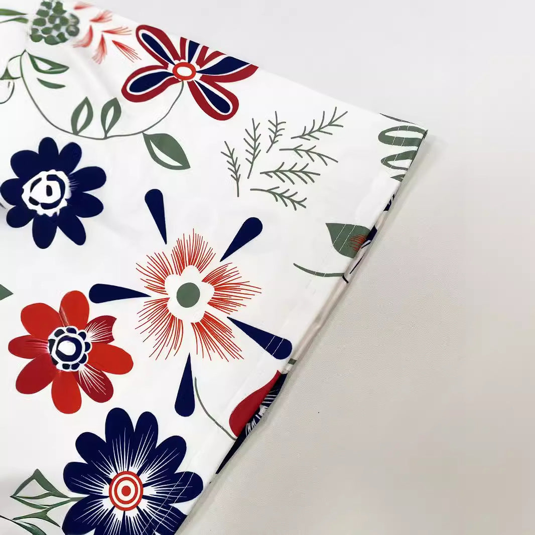 Damen Midikleid mit floralem Design und praktischen Taschen Stalluxe