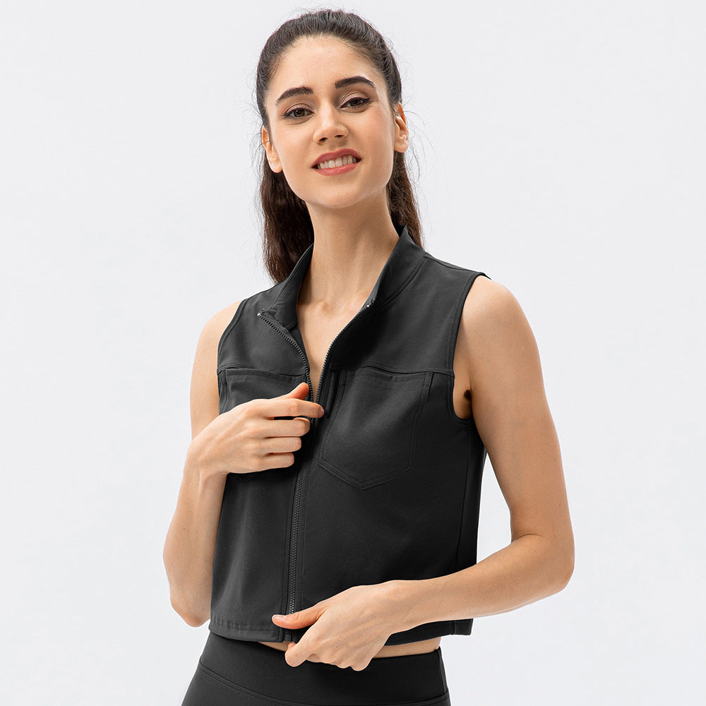 Damen Sportliche Weste mit Funktionalität und modischem Schnitt Stalluxe