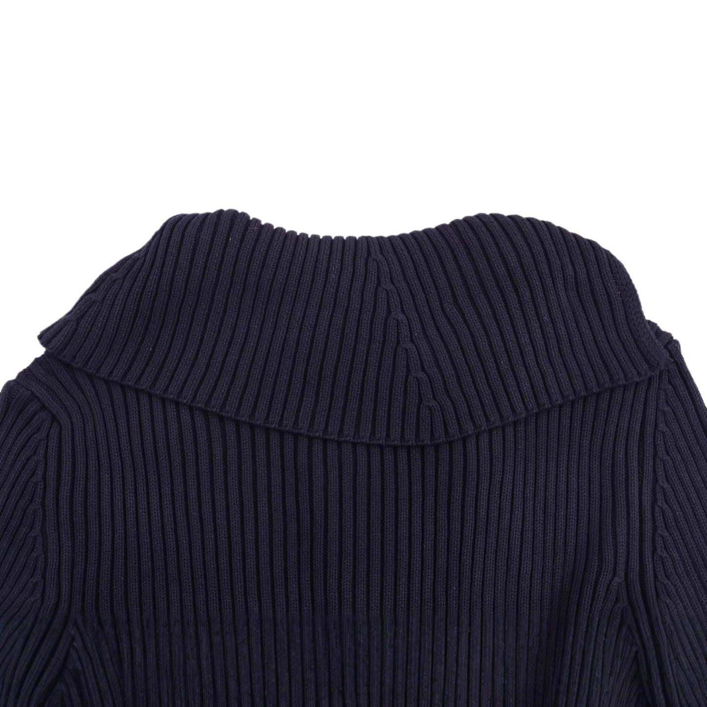 Damen modische Strickjacke mit breitem Kragen und asymmetrischem Reißverschluss Stalluxe