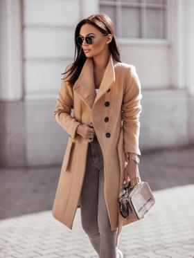 Damen Elegante und vielseitige Wollmanteljacke mit modischen Details Stalluxe