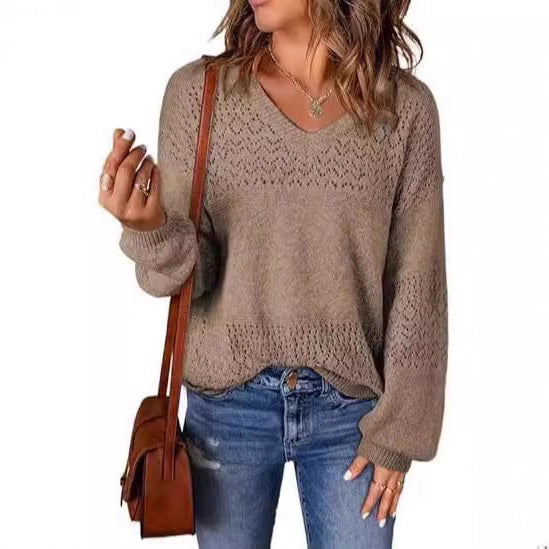 Damen luftiger Strickpullover Stalluxe