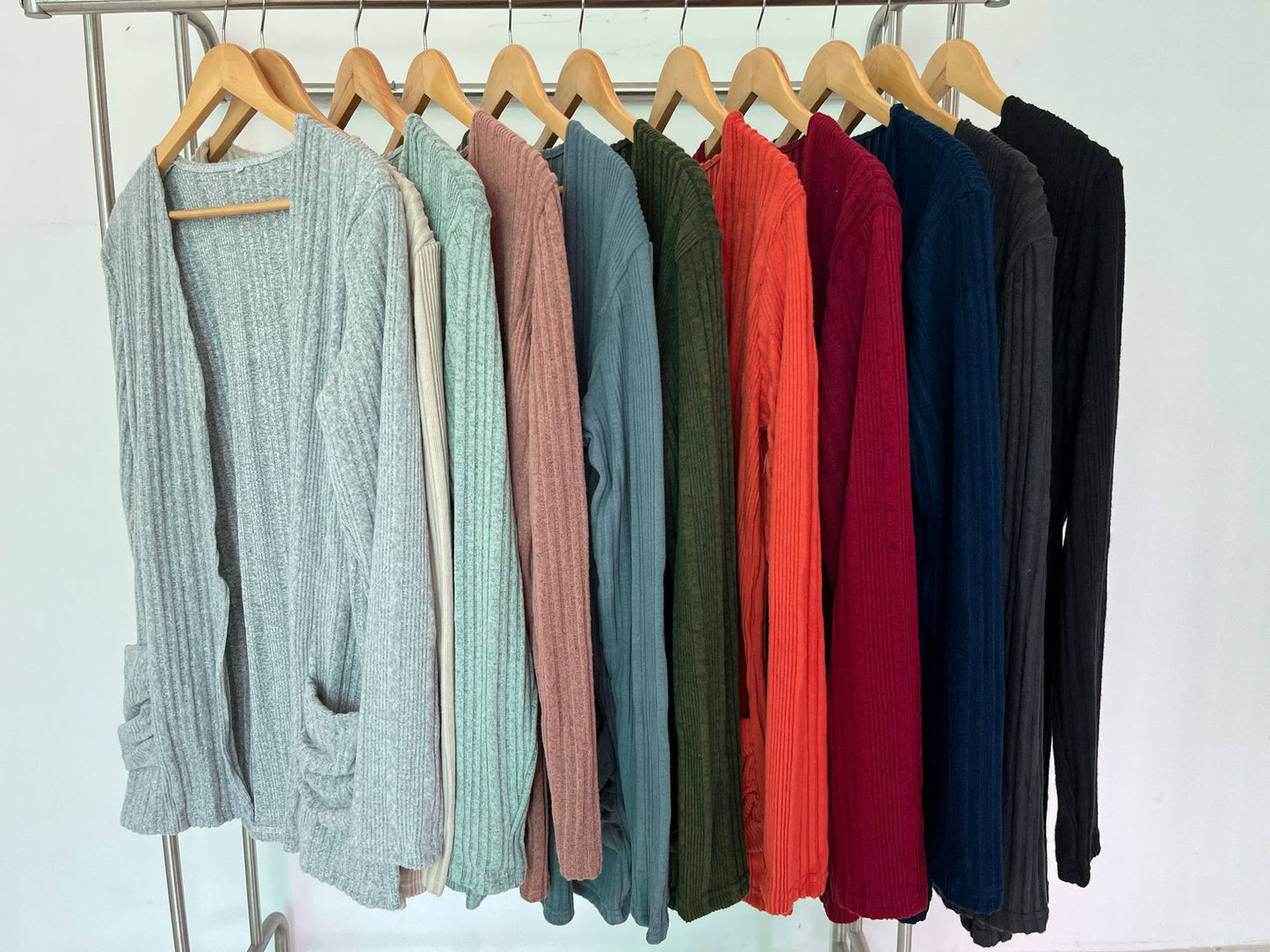 Damen lässiger Strickcardigan Stalluxe